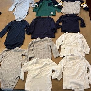 Set of 6 month shirts